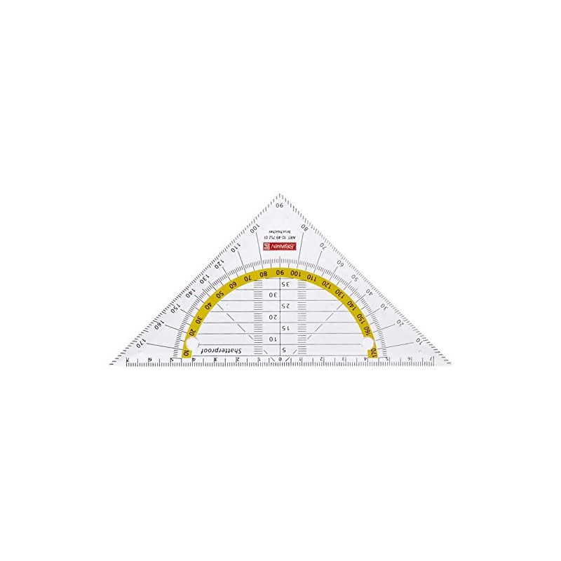 10x Brunnen Geometry Triangle 16 cm Shatterproof