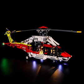 GEAMENT LED Light Set Compatible with Airbus H175 Rescue Helicopter - Lighting Set for Technic 42145 Construction Model (Model Set Not Included)