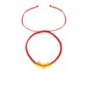 Libela Pulsera Libela de Protección Roja con Ámbar Mediano