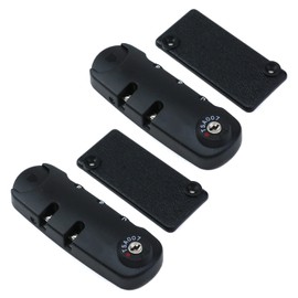 Tighall 2PCS 3 Digits Password Code Security Lock Luggage Travel Lock Padlock Self-Setting Password Travel Luggage Code Fixed Lock for Luggage Case Zipper Suitcase Bag Toolbox Bag