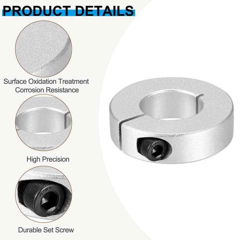 PATIKIL Bore 16mm Single Split Shaft Collar 35mm OD 12mm