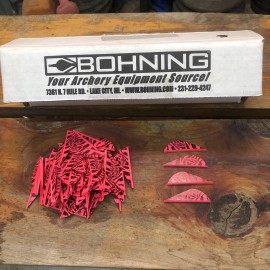 Bohning Blazer Vanes Pink Tiger 36 Pack Arrow Fletching