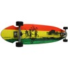 Krown Kick Tail Rasta Longboard