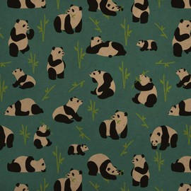 GRAPHICS & MORE Panda and Bamboo Pattern Premium Kraft Roll Gift Wrap Wrapping Paper