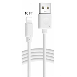 FosPower 10FT Long USB Cable For iPhone5 6 7 8Plus X Xs Max Xr 11 Charger