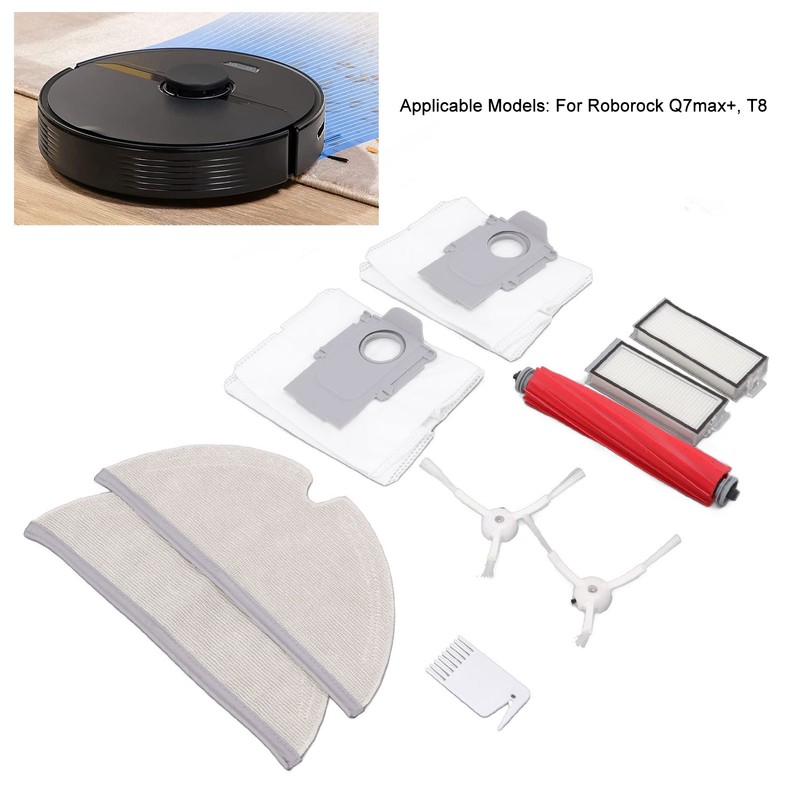 Vacuum Cleaner Main and Side Brush Replacement Set with Filter