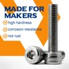 M6-1.0 x 80mm Socket Head Cap Screws Metric, Allen Socket