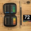 OfficeTree 72 Colouring Pencils Set - Professional Colouring Pencils for