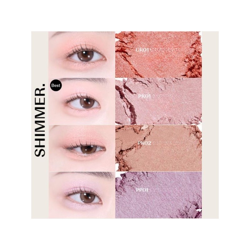 THE SAEM Saemmul Single Shadow 2g, Color:WH02 (Matt)