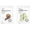 Mascarillas De Baba De Caracol Y Pepino_ Reafirmantes (20pz) Mixta