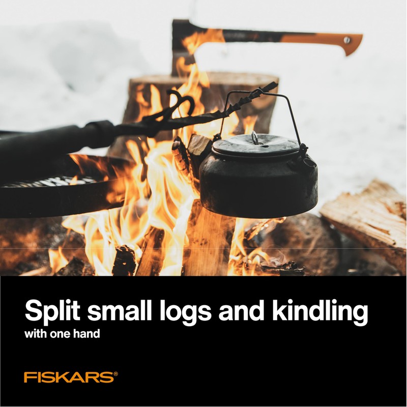 Fiskars X11 Splitting Axe Hatchet, 17" Tree Branch Cutter and