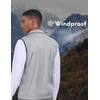Haimont Men Running Windproof Vest Outerwear Lightweight Sleeveless Jacket for