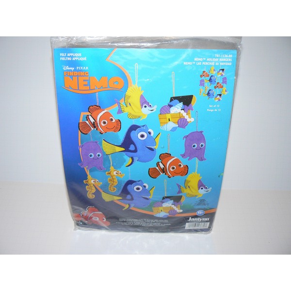 Finding Nemo Felt Applique Holiday Hangers Kit Set of 12