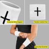 Faith Cross Drip Wristband (Cross White)