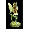 Figuren Shop GmbH Elf Figurine Tanja with Four Leaf Clover