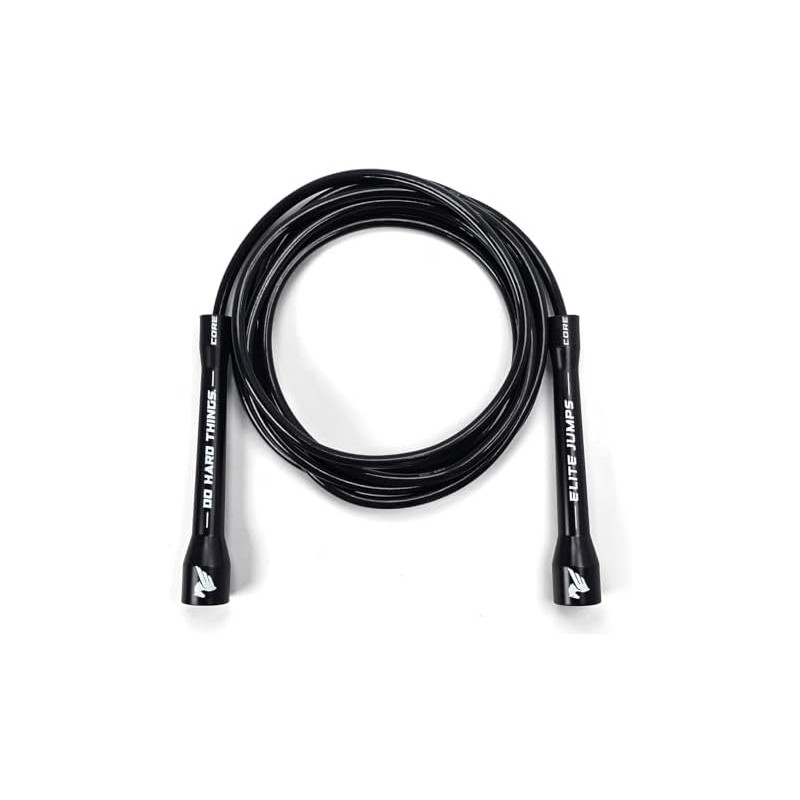 Elite Jumps Cuerda para saltar PVC 6 mm/Do Hard Things