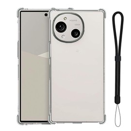 For SHARP AQUOS R10 Case, Shockproof, Full Protection, Matte Feel, Anti-Fingerprint, Anti-Scratch, Shockproof, Airbag, Shockproof, TPU Bumper, Screen Lens Protection, TPU SHARP AQUOS R10 Case (Clear)