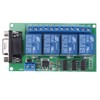 RS232 Relay Board 4Ch Remote Control Switch with RS232 DB9