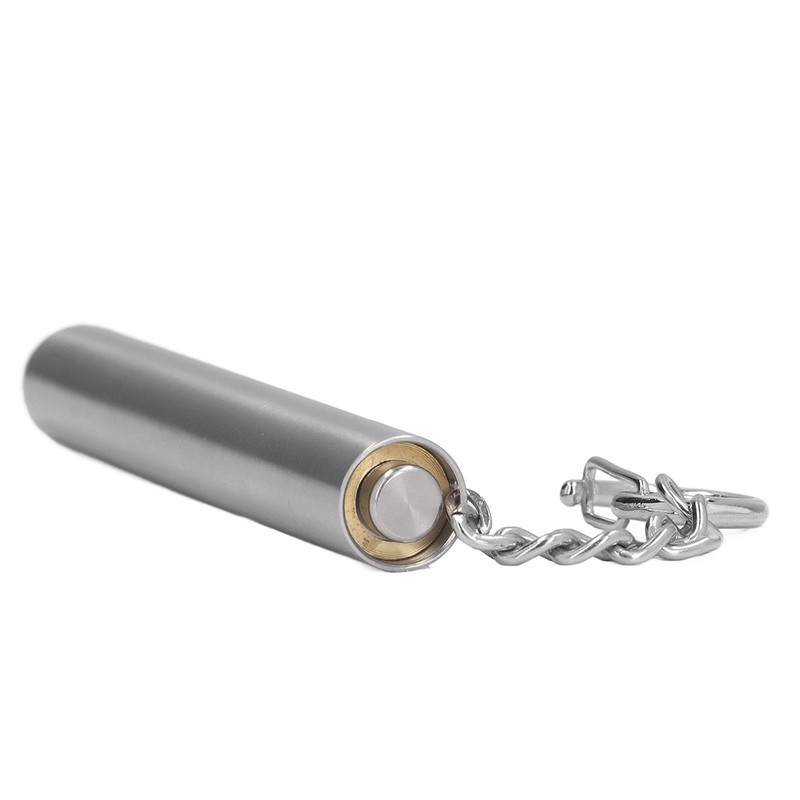 Mini LED Flashlight 500LM 304 Stainless Steel Portable with Snap