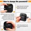 Yaocom 8 Pack Fridge Lock Heavy Duty Locks for Fridge