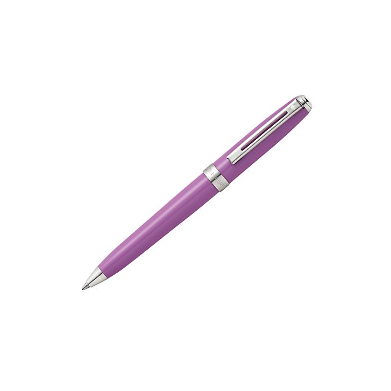 Sheaffer Prelude Mini Ballpoint Pen, Gloss Lavender Featuring Nickel Plate