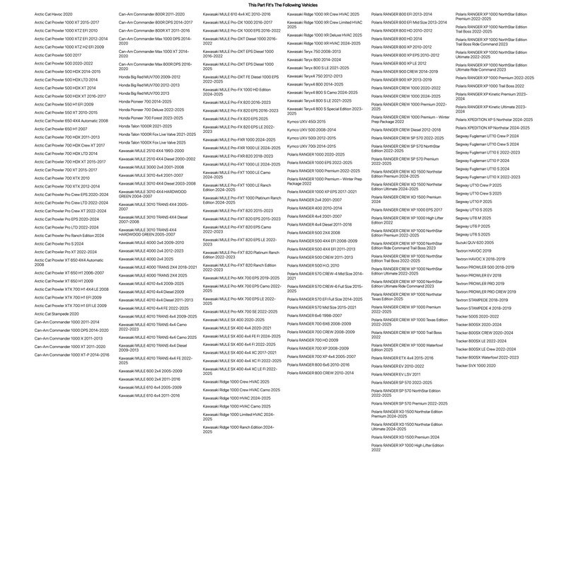 Tusk Modular UTV Storage Pack Black