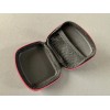 KZ IEM/Earphone Protective Carrying Case, Red and Silver