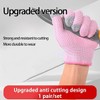 Ttdesefu Cut Resistant Gloves Level 5 Protection, Food Grade Kitchen