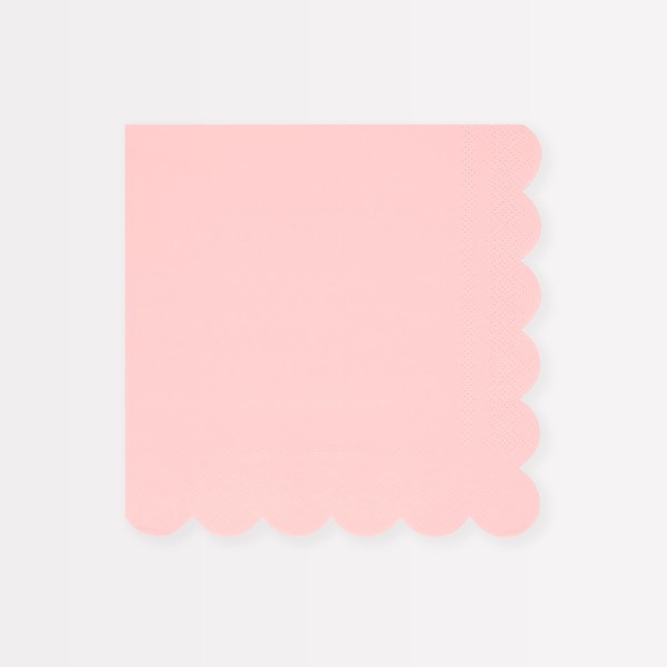 Meri Meri Cotton Candy Pink Large Napkins (Pack of 16)