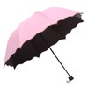 zmgmsmh Travel Foldable compact Umbrellas Sun rain Umbrellas parasol with