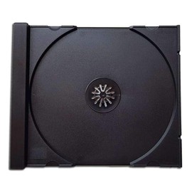 Protected CD Tray for Empty CD Box Black