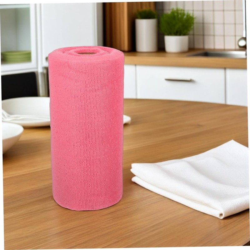 FOMIYES 1 Roll Microfiber Dish Cloth Roll - 25 Cm