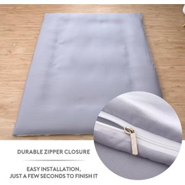 Aigbiot Futon Mattress Cover for Japanese Futon Floor Mattress with Zipper, Super Soft and Machine Washable Twin Full Queen