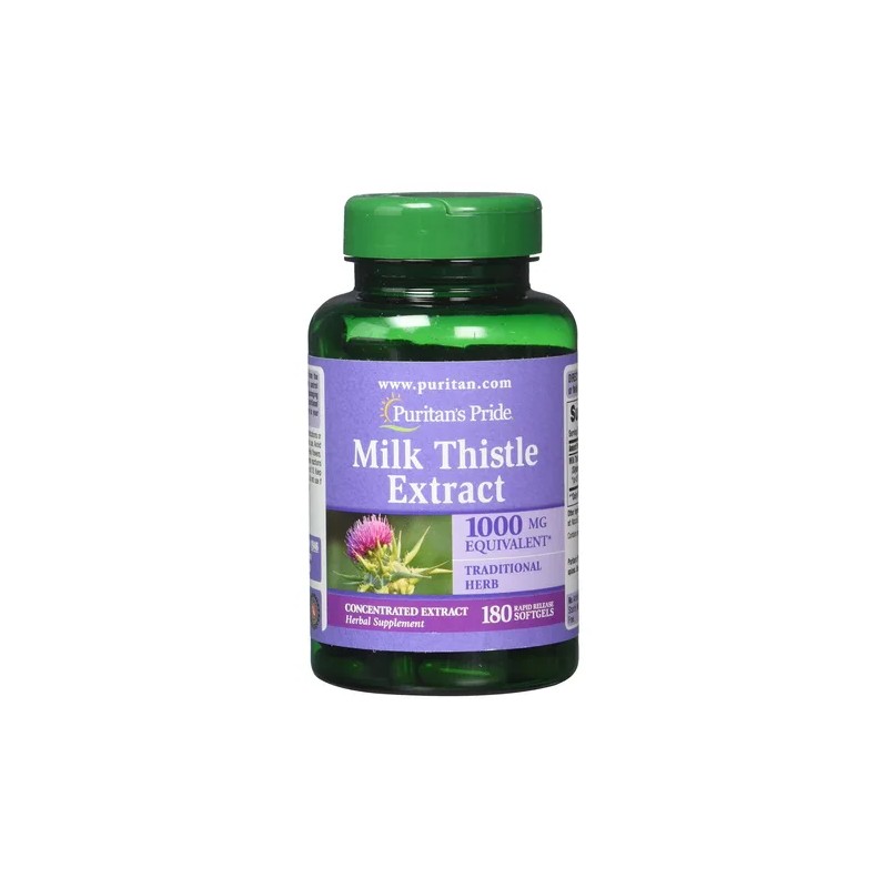CARDO MARIANO Milk Thistle 1000 mg – 180 Gel Blandos