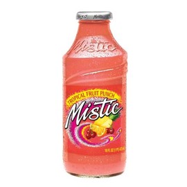 Mistic Tropical Fruit Punch Drink, 16 Ounce (12 Bottles)