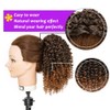 rosmile Short Kinky Curly Ponytail Extension for Black Women, 10