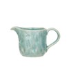 Crackle Glaze 7-oz. Stoneware Creamer, Aqua (Each One Will Vary)