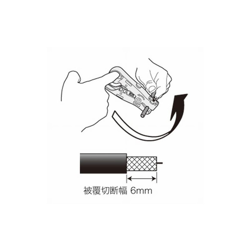 densan Coaxial Cable Stripper CCS – 600