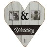 Wood Wedding Picture Frame Key Hook Wall Hanging Decoration Love