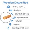 Dowel Rods Wood Sticks Wooden Dowel Rods 3/4 x 36