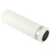Intelligent TemperatureSensitive Vacuum Cup Mirror Smart TouchScreen Insulation Cup(Creamy White