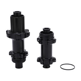 Mountain Bike Hub 24 Hole Brake Wheel Hub Road Bike Barrel Shaft Aluminum Alloy Straight Pull for Centerlock Disc