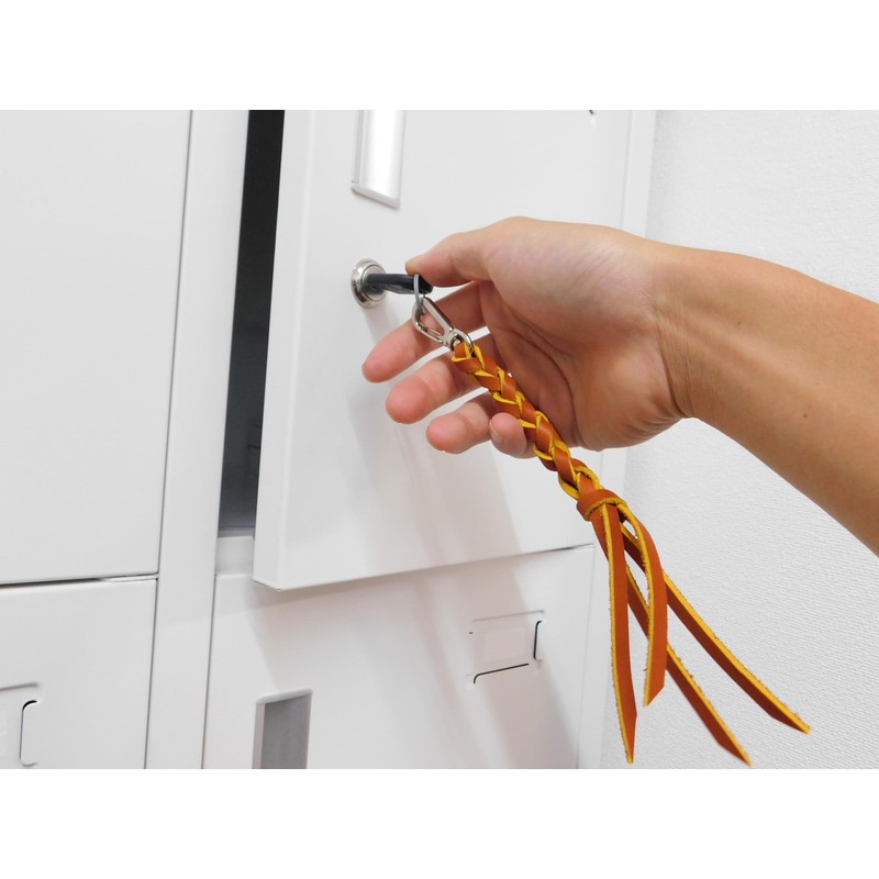 Leather King Hard Baseball Glove Leather Keychain, red (burgundy)