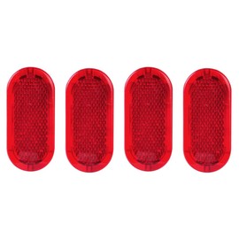 Boerunid 4Pcs Red Interior Door Panel Warning Light Cap Reflector for 6Q0947419