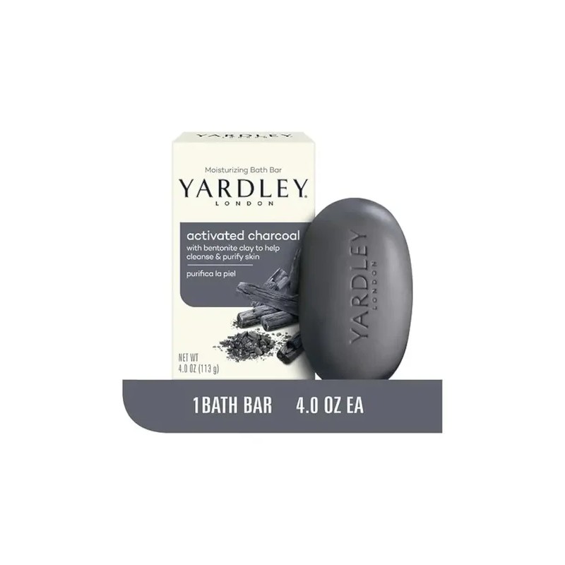 Barra De Jabón De Carbón Activado Yardley De 113 G