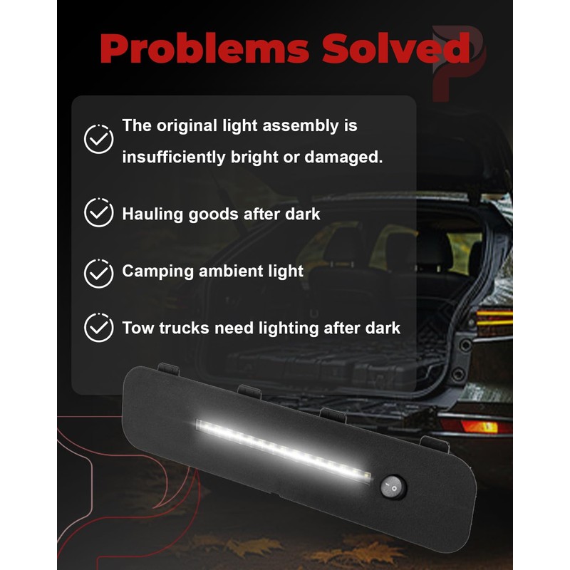PYHAUTO Rear Tailgate Cargo Light Assembly Compatible with 2026 Passport,