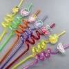 8 Pieces Reusable Straws Set - Curly & Bendy Straws