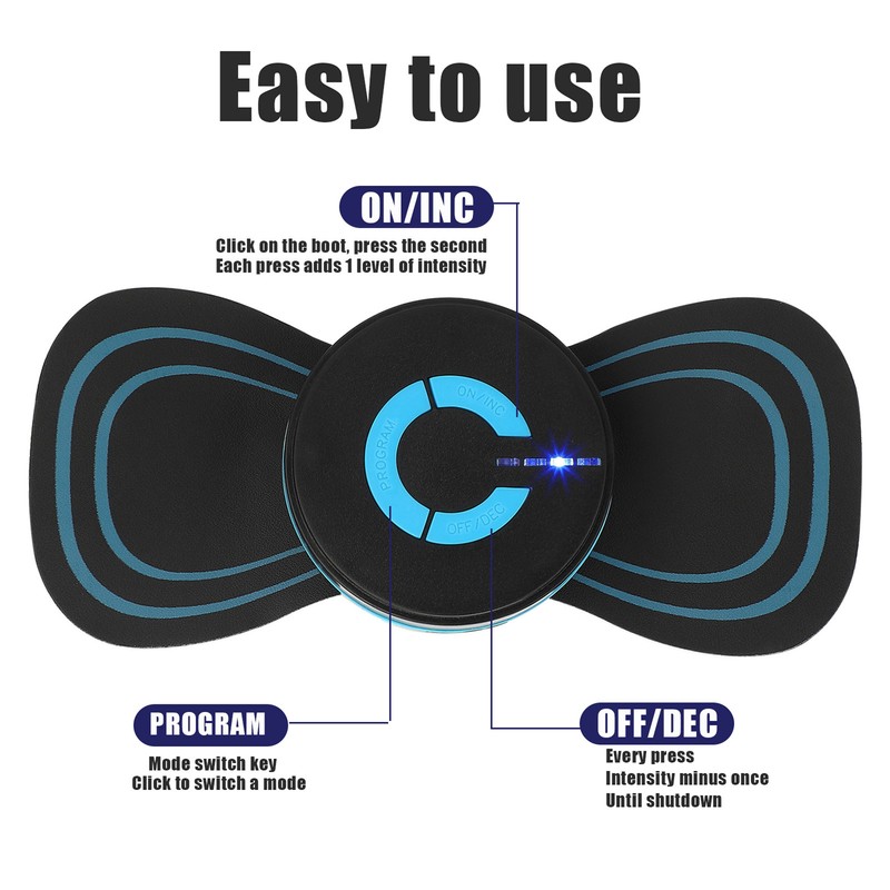 Cervical Massage Pad EMS Mini Cervical Massage Machine with 6