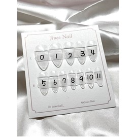 Size Measuring Tip (Nail) - Stiletto / 사이즈 측정팁(네일) - 스틸레토