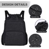 BAVELOE Drawstring Backpack with Wet Pocket & Shoe Compartment, Water-Resistant